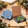 Christmas Snowflake DIY PU Diamond Painting Note Box 160 Papers Memo Box