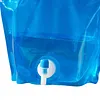 5L Camping Water Container Bags with Spout  Water Jug with Lanyard & Carabiner Foldable Water Storage Bags for Sport Camping Riding Mountaineer Backoacking