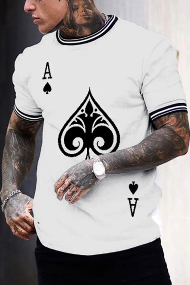 Tiboyz Ace Of Spades Short Sleeve T-Shirt