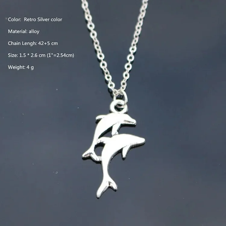 Personality Animal Pendants Necklaces for Women Retro Metal Hollow Chain Female Neck Jewelry Mini Drop Neck Accessories