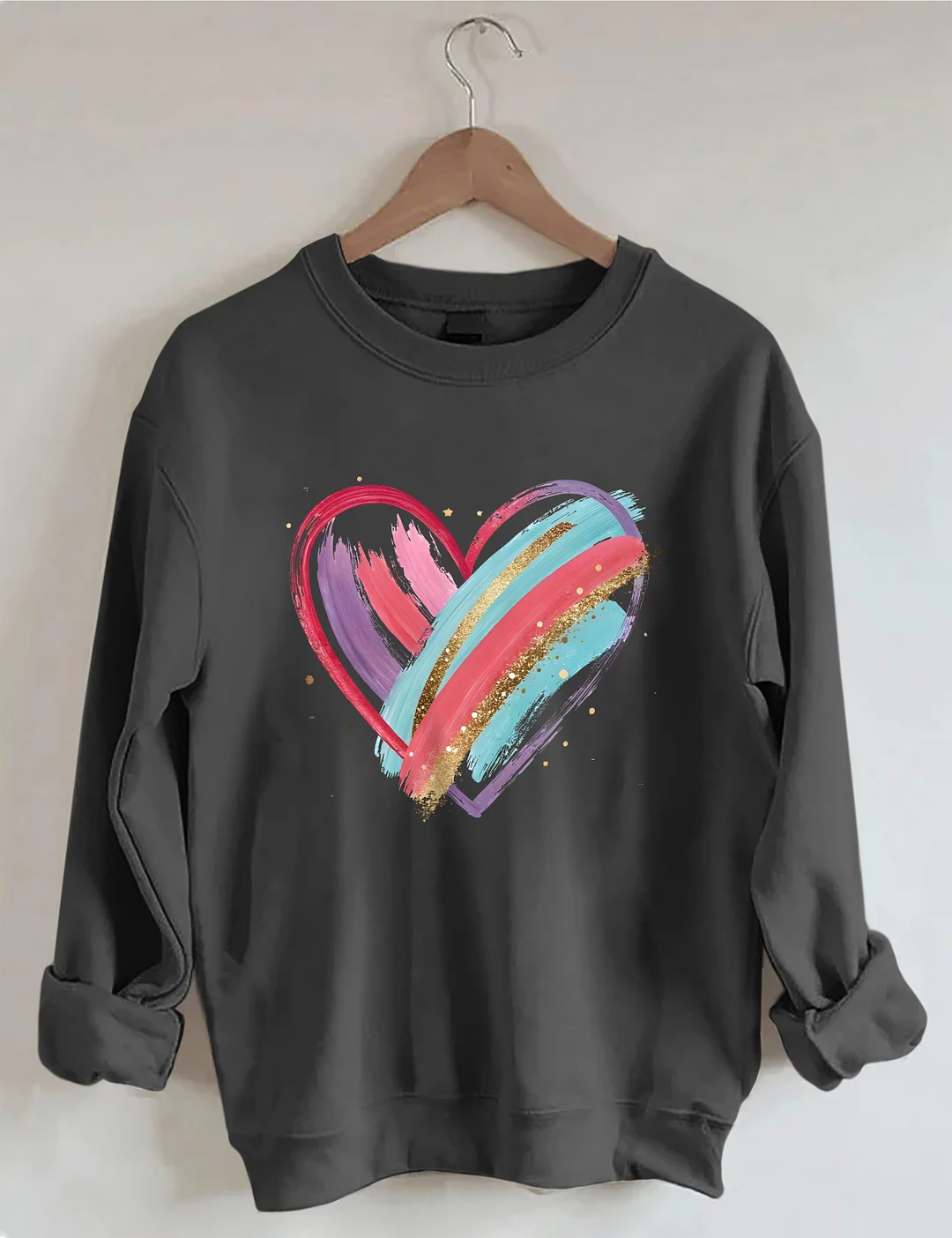 Valentines Day Heart Sweatshirt