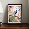 Diamond Painting-DIY Special Shaped Drill Pearl Painting Peacock(30x40cm)