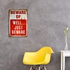 Beware Of  - Vintage Metal Signs(8*12Inch)  - Warning