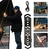Wind Rope Buckle Light Type-C Charging IPX4 Waterproof Lamp for Outdoor Camping
