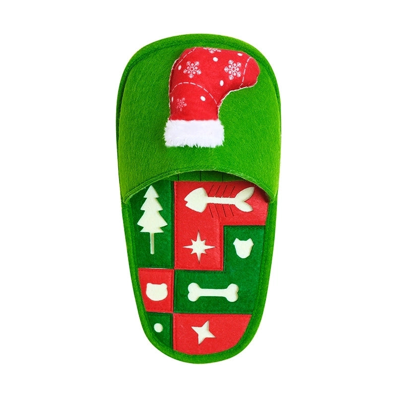 Casual Felt Slippers Pet Toys
