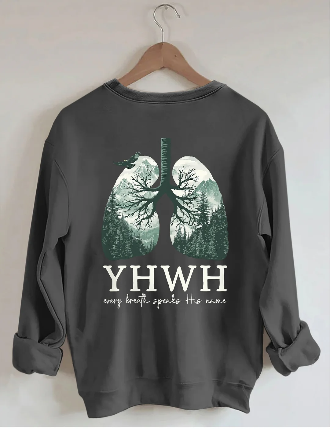 YHWH Lungs Christian Sweatshirt