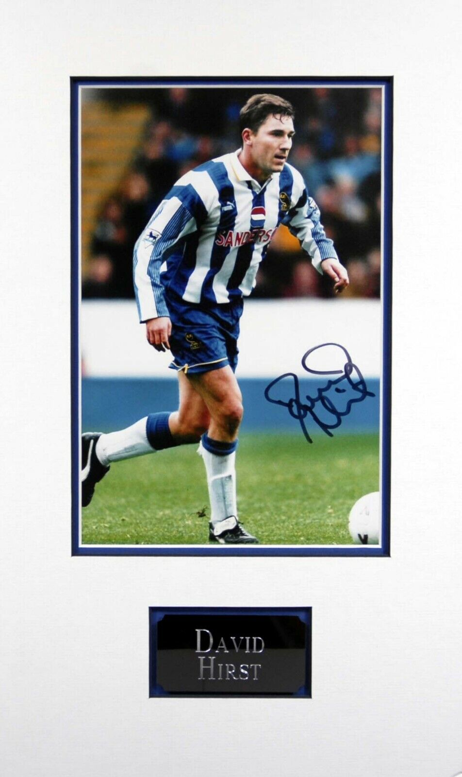 David HIRST Signed & Mounted 12x8 Photo Poster painting B AFTAL COA Sheffield Wednesday SWFC