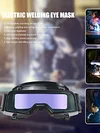 Auto Darkening Welder Glasses Eye Protection Adjustable Head Strap Welding Tools