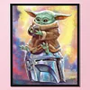 Yoda - 11CT Stamped Cross Stitch - 36*46cm