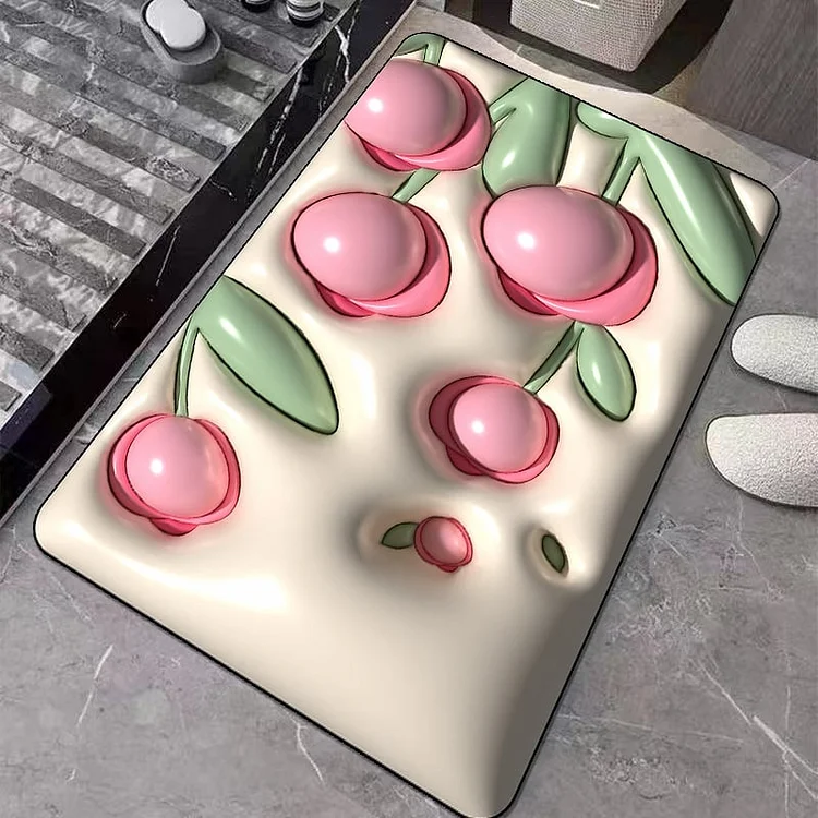 ⏰SHOP NOW-Promotion SAVE 48% OFF🔥2023 New 3D Expansion Flower Soft Diatom Mud Absorbent Floor Mat