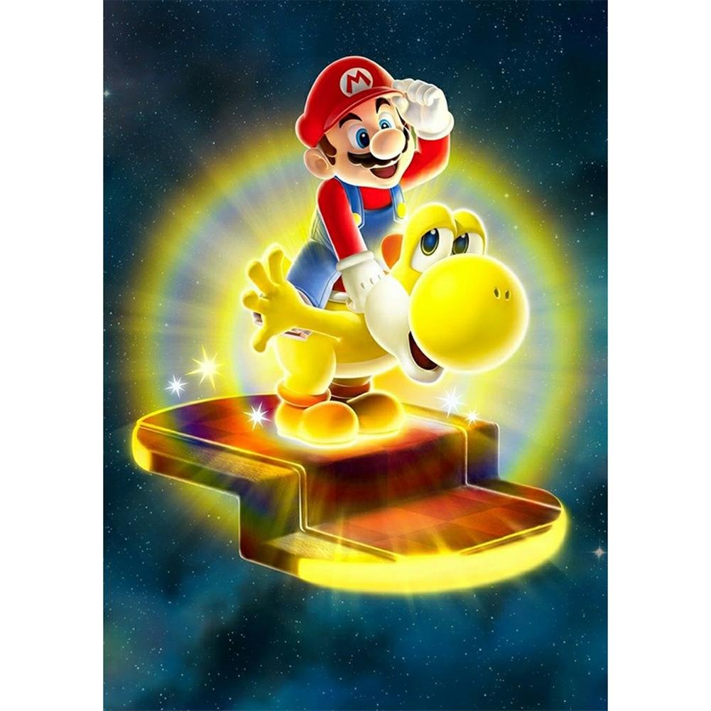 Full Round Diamond Painting - Mario(30*40cm)