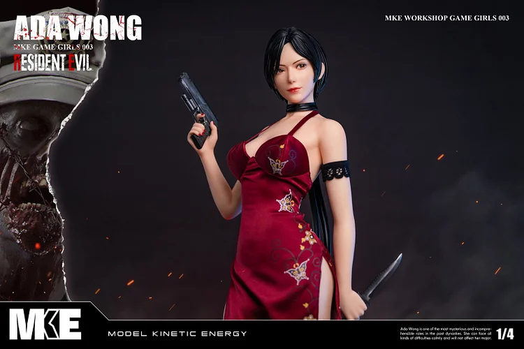 Green Leaf Studio Resident Evil Ada Wong Resin Model Pre-order GLS026C Two  Body
