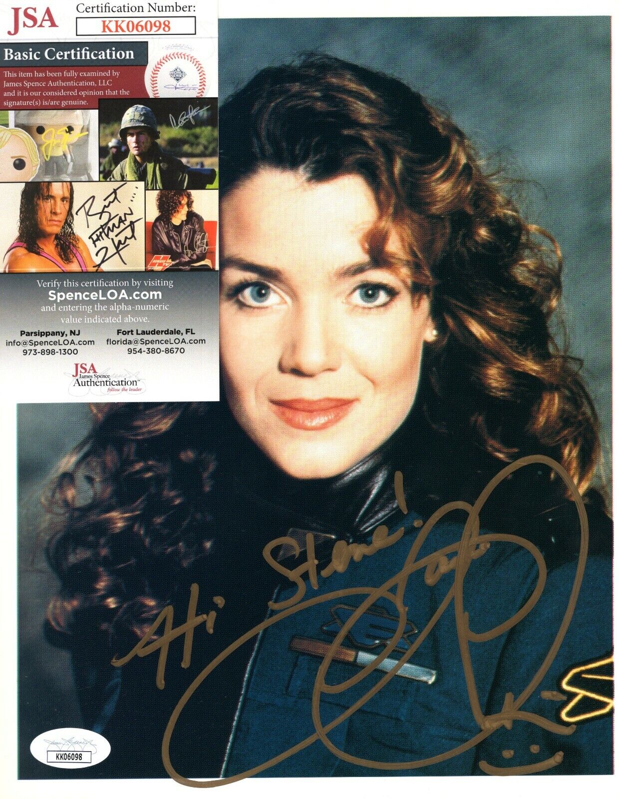 Claudia Christian Babylon Actress Hand Signed Autograph 8x10 Photo Poster painting with JSA COA