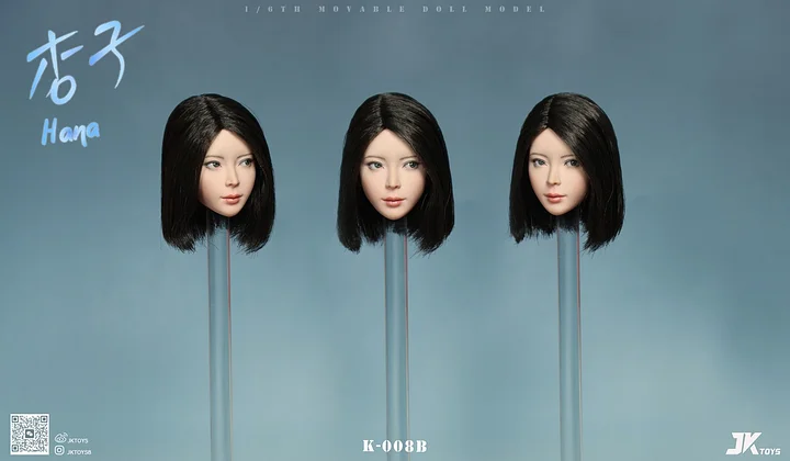 K-POP/アジア beauty cut JK Toys 1/6 Asian Beauty Head Sculpture Hana [JKT-K008C