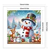 【Limited Stock Sale】Cute Snowman And Elk-11CT Stamped Cross Stitch 50*50cm/19.69*19.69in tapestrymarket