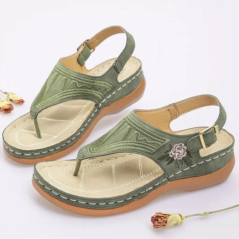 Women Sandals Low Heels Sandals Summer Shoes Women Wedges Shoes Sandalias Mujer Casual Women Flip Fliops Dropshipping Sandales