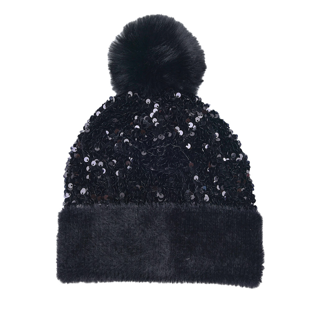 thdmladies Warmth and Removable Wool Ball Knitted Hat thedmladies