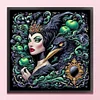 (Stamped/Counted) Maleficent Disney Villain-11CT/14CT Stamped Cross Stitch 45*45cm