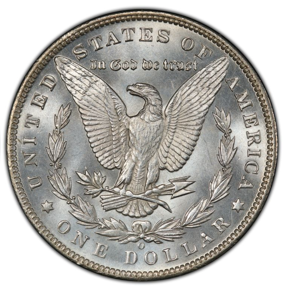 1893-O Morgan Silver $1 Dollar