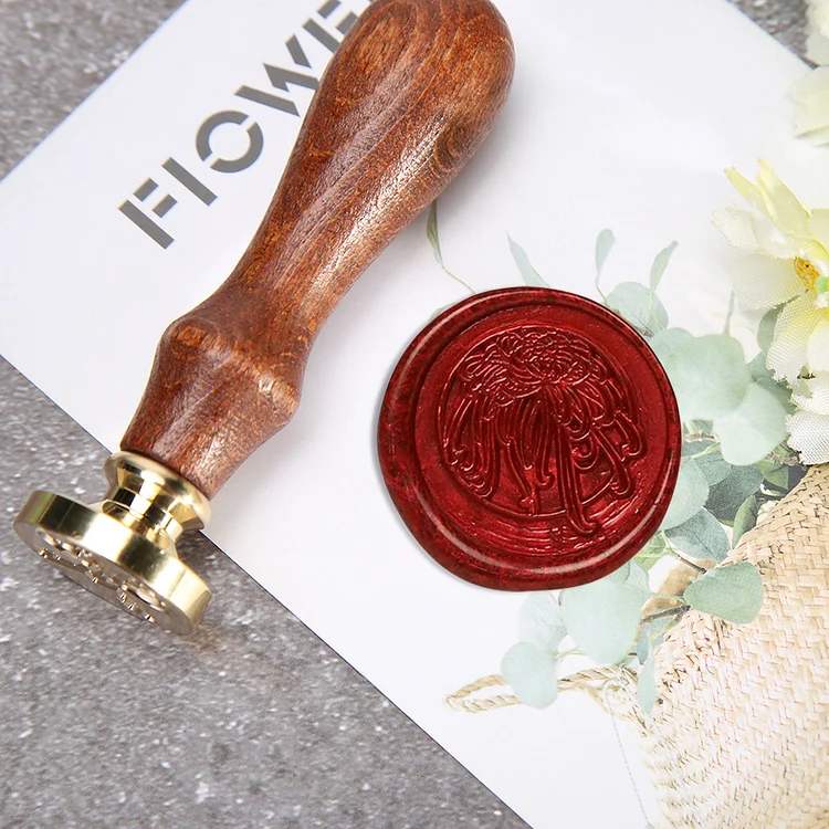 Brass Wax Sealing Stamp Metal Wax Seal Stamp Letter Sealer Wax Bead  Accessories Butterfly Stamp Animal Insect 