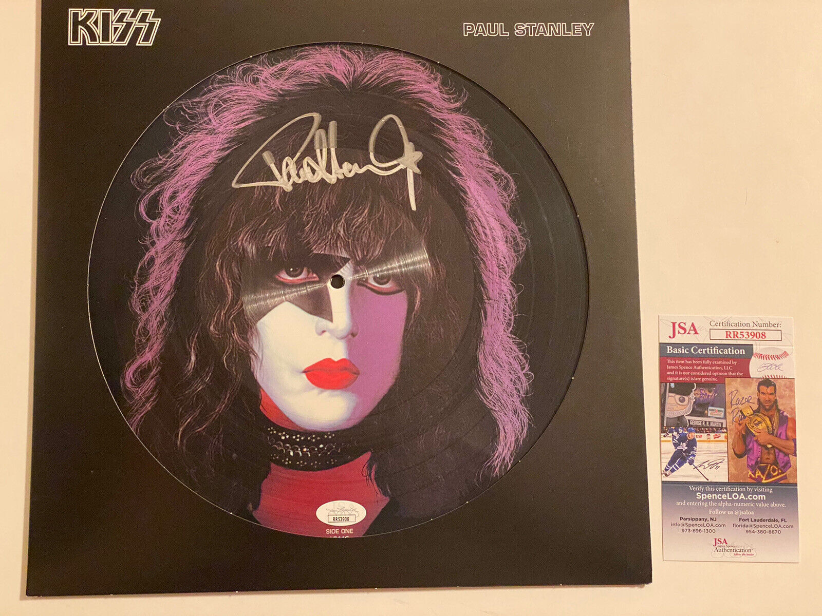 Kiss Paul Stanley signed autographed 2006 picture disc solo album JSA COA RARE