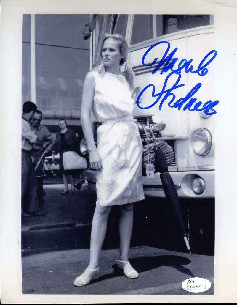 Ursula Andress Hand Signed Jsa Coa 8x10 Photo Poster painting Autograph Authentic