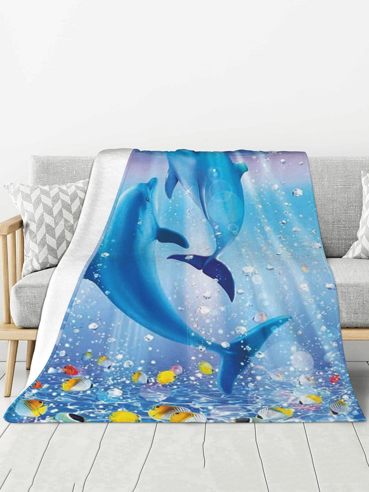 Comstylish Undersea Creature Print Comfort Blanket