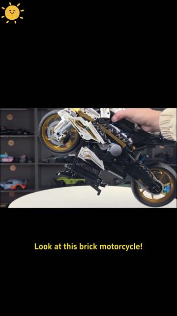 KAVOWORLD 88817 Motorcycle Toy Building Set | 2000 Pieces | 1:5 Scale
