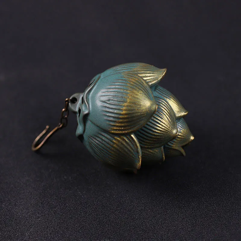 Lotus Meditation Hanging Incense Burner Decoration