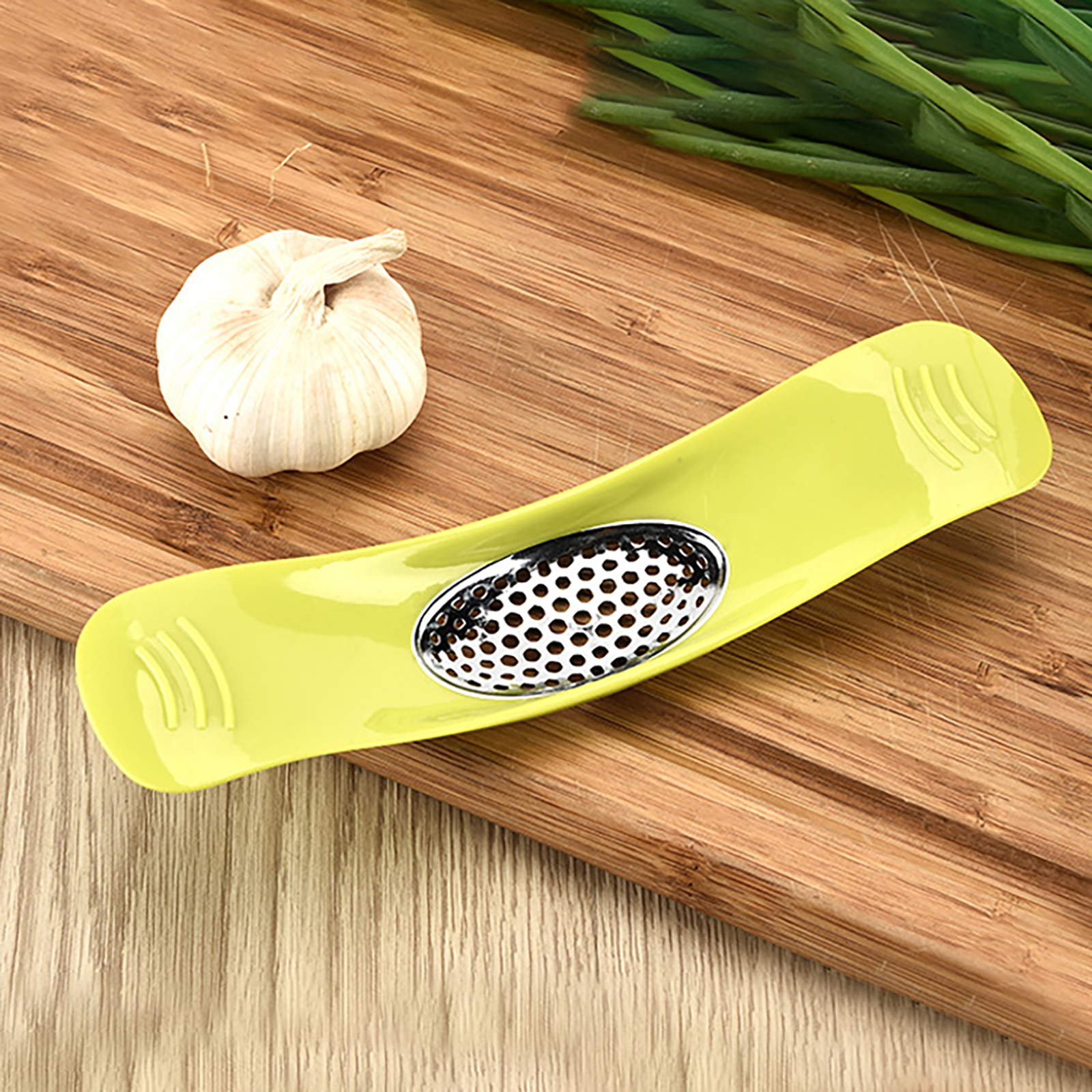 

Stainless Steel Garlic Press Rocker, Ginger Crusher Chopper, Garlic Masher, 501 Original