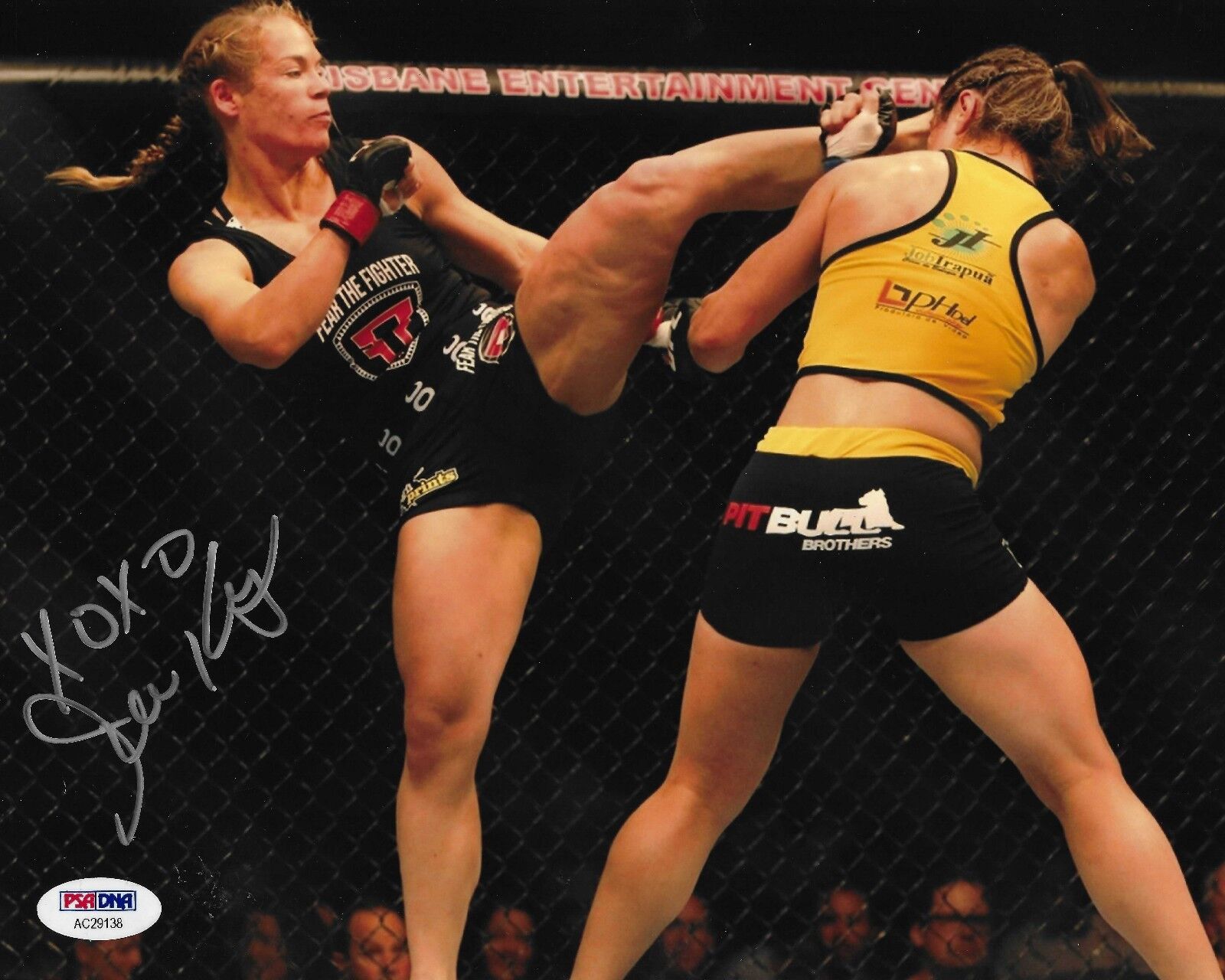 Julie Kedzie Signed UFC 8x10 Photo Poster painting PSA/DNA Picture Auto StrikeForce Invicta MMA