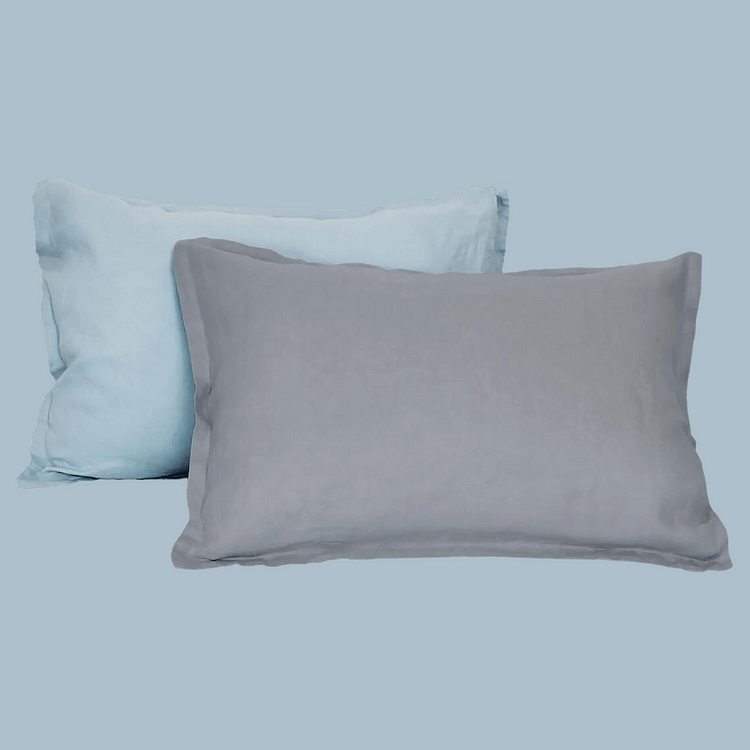 100% French Linen ColorBlend Pillowcase Set Linen Time®