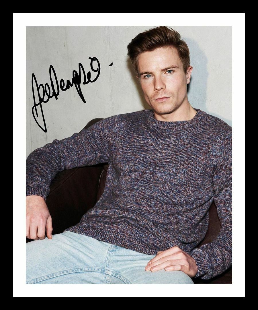 Joe Dempsie Autograph Signed & Framed Photo Poster painting