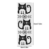 Cartoon Cat-11CT Stamped Cross Stitch Bookmark 18*6cm(Double Sided)