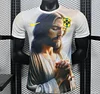Brazil 2025 White with Jesus Praying Portrait Shirt