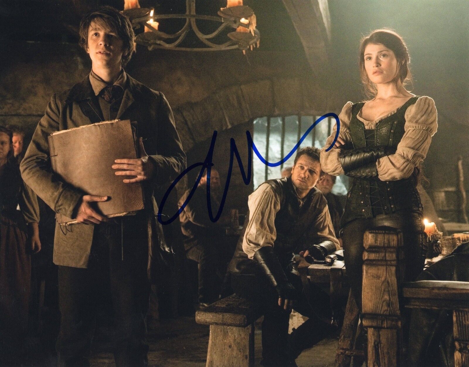 Thomas Mann Hansel & Gretel Witch Hunters Signed 8x10 Photo Poster painting w/COA #2