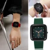 Silicone Band Square Dial Watch