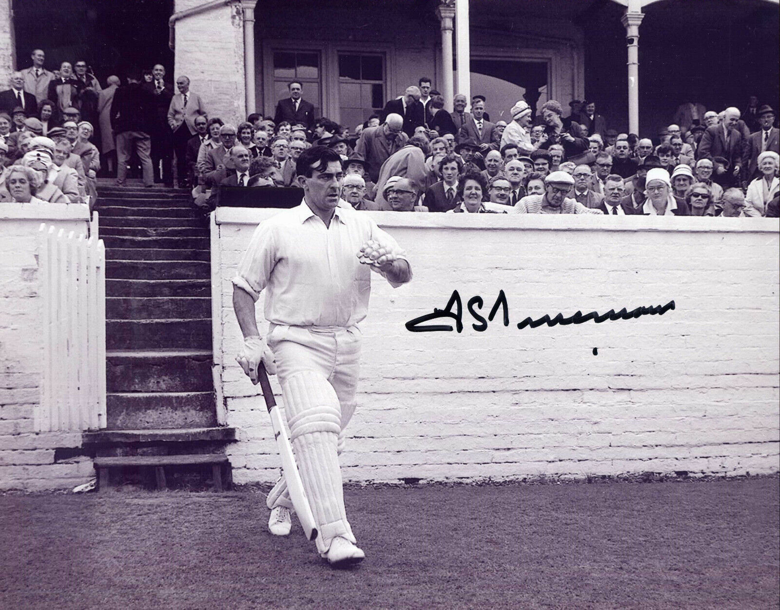 FRED (FREDDIE) TRUEMAN Signed Photo Poster paintinggraph - Yorkshire England Cricket - preprint