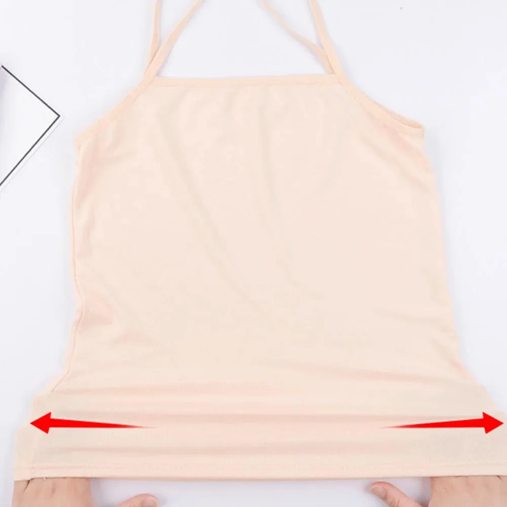 Summer Sexy Black Tank Top Women Sleeveless T-Shirt Fitness Sport Vest Tank Top Simple Solid Thin Camisole Female Undies
