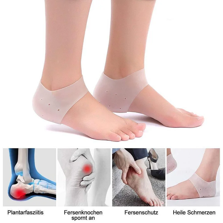 Silikon Fußreparatur Fersenhülle, weiß | 168DEAL