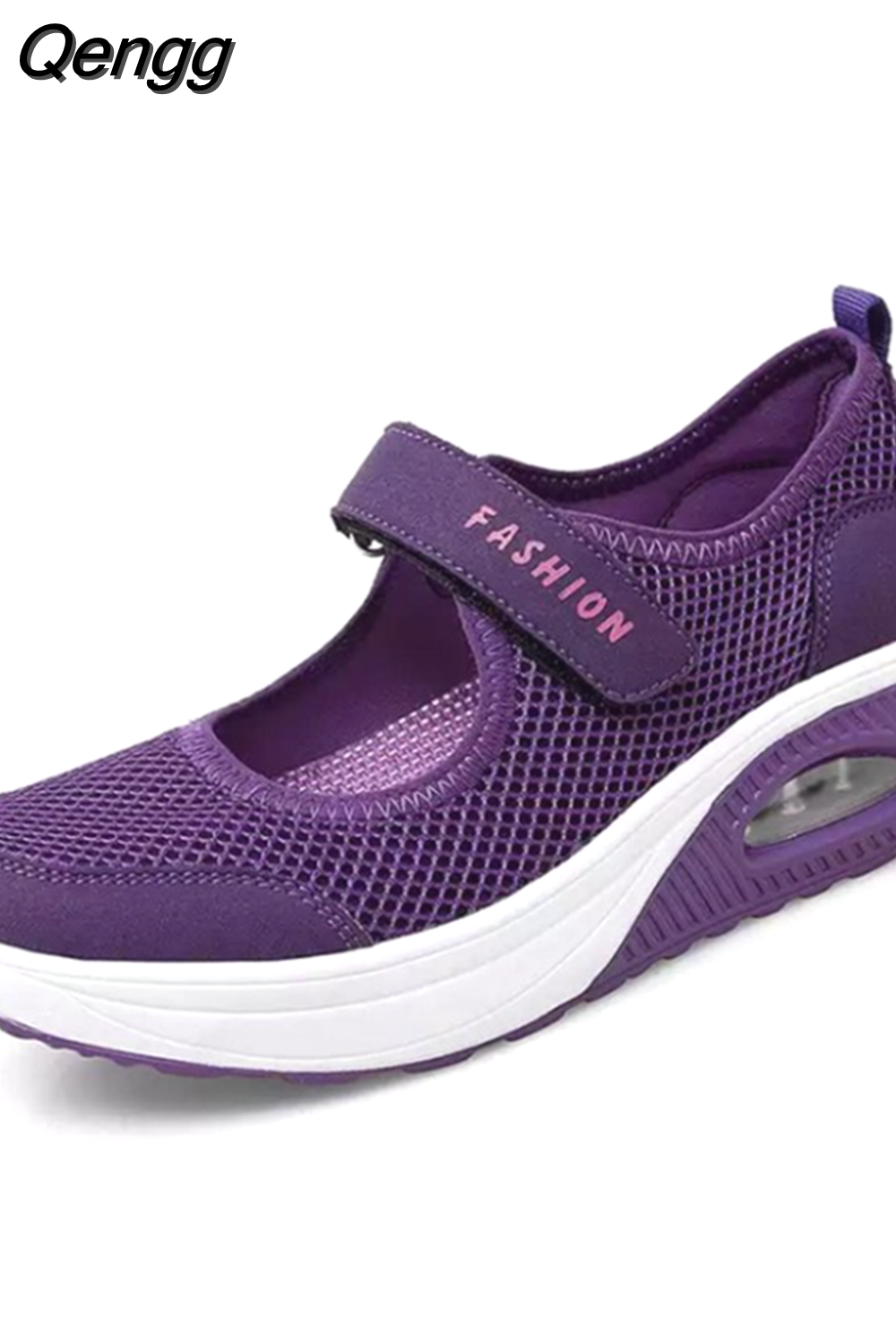 Qengg Running Sneakers Women Fashion Mesh Breathable Casual Wedge Platform Hiking Shoes Female Tenis Feminino Zapatillas Mujer