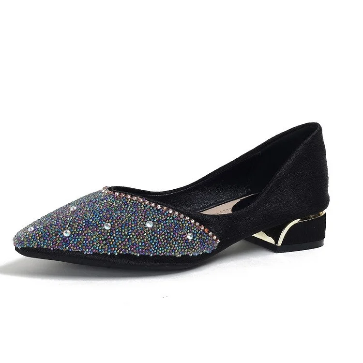 Pointed Toe Shoes Women's Plus Size  Ballet Flats shopify Stunahome.com