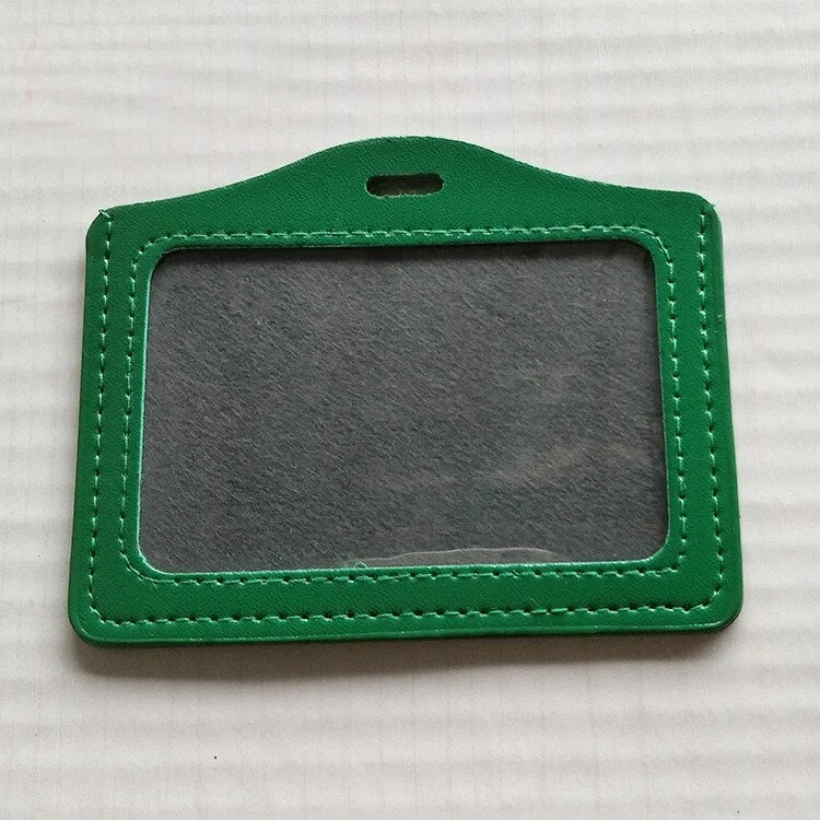 New Candy Color Card Holder Protect Cover Case Business Credit Card Work ID Card Badge Holder Office Supplies