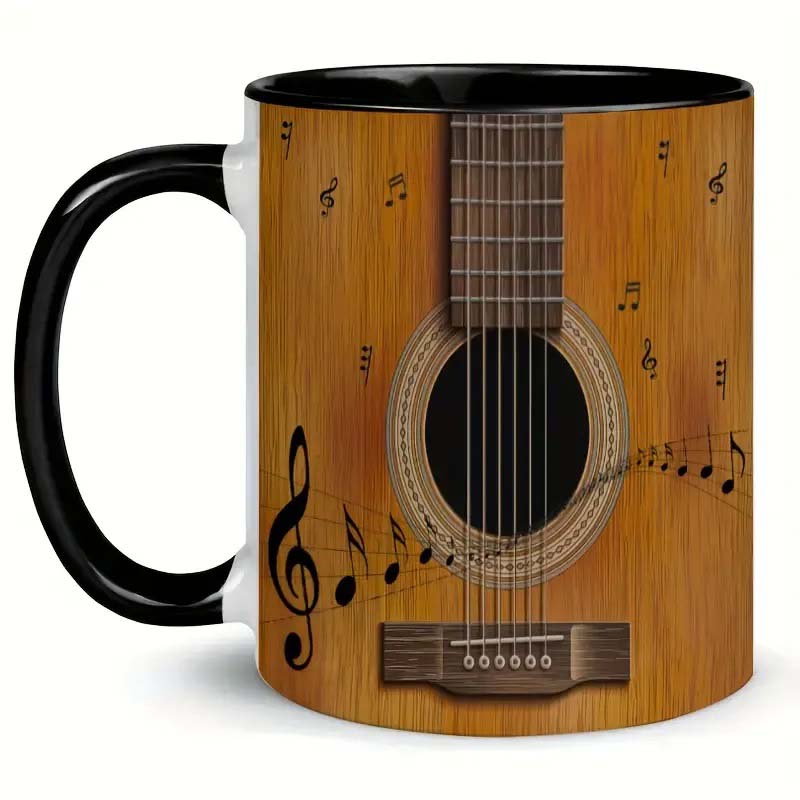 Unique Gift Unique Guitar Ceramic Coffee Mug