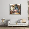 Bedroom-11CT Stamped Cross Stitch 50*50cm/19.69*19.69in
