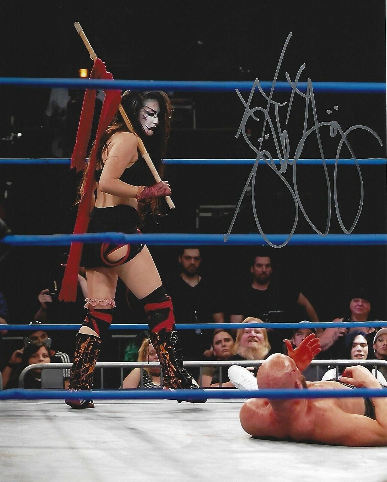 Su Yung Signed 8x10 Photo Poster painting Impact Pro Wrestling Picture Autograph WWE NXT Sonia 4