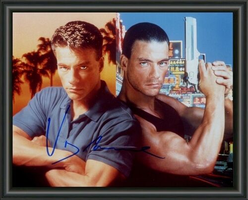 JEAN CLAUDE VAN DAMME - DOUBLE IMPACT - A4 SIGNED / AUTOGRAPHED Photo Poster painting POSTER