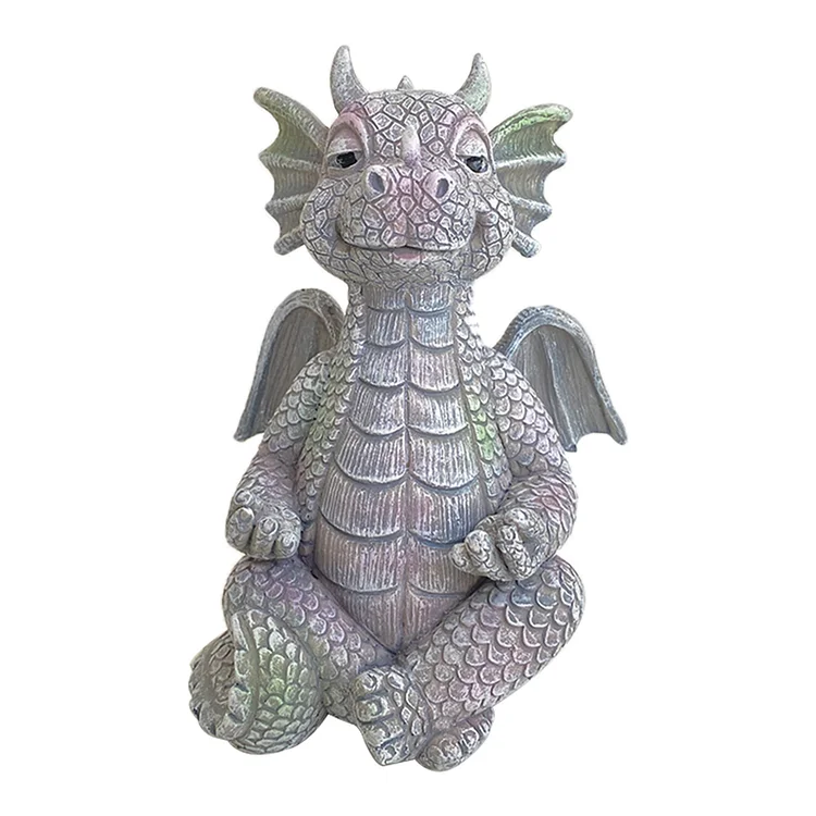 【Ornament】Home Decor Resin Ornaments-Little Dinosaur Meditation gbfke