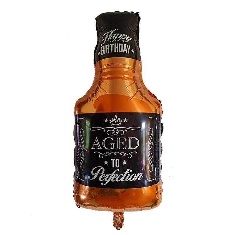 Champagne Cup/Beer Foil Balloons Party Decorations Adult Kids Balloon Father Happy Birthday Ball Event Party Supplies