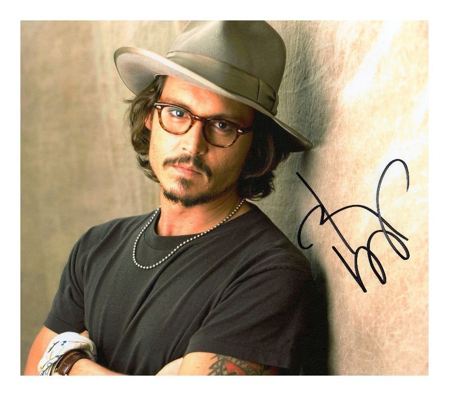 JOHNNY DEPP AUTOGRAPHED SIGNED A4 PP POSTER Photo Poster painting PRINT